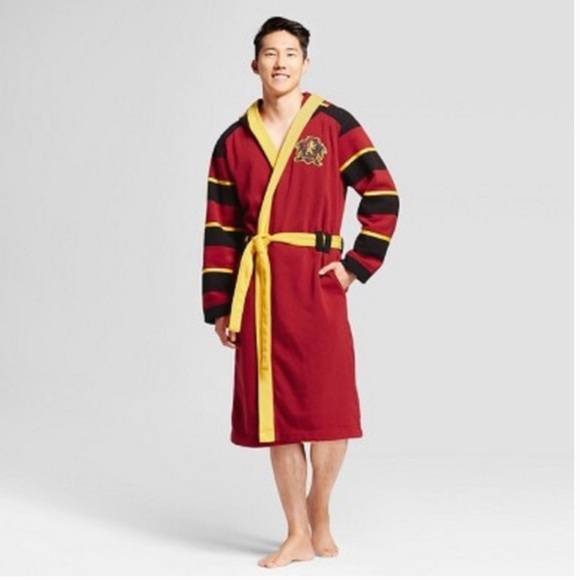 Groovy Harry Potter Fleece Bathrobe Quidditch Pigiami